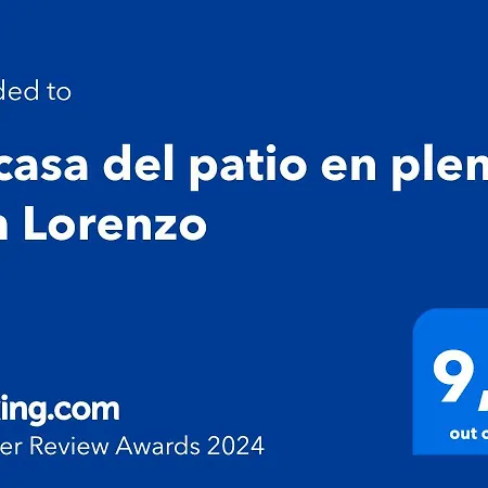 Apartamento La Casa Del Patio En Pleno San Lorenzo *